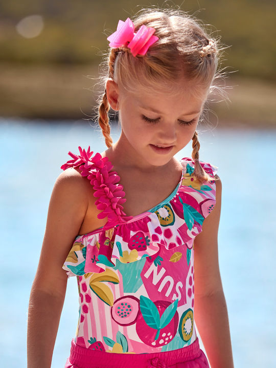 Mayoral Kids Swimwear One-Piece Fuchsia