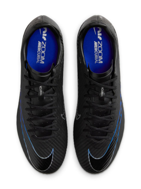 Nike Mercurial Vapor 15 Academy Football Shoes with Cleats Black