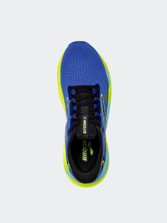 Brooks Glycerin 21 Men's Running Sport Shoes Blue