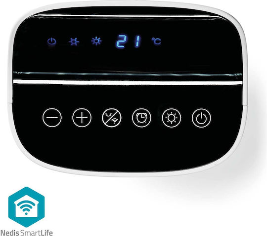 Nedis Керамичен Вентилаторен нагревател Стая За под Бял 2000W