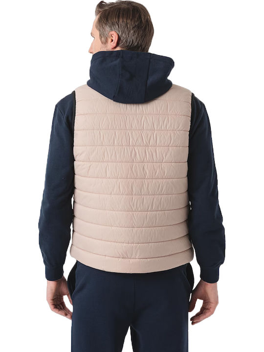 Bentino2221 Sleeveless Winter Jacket Brown