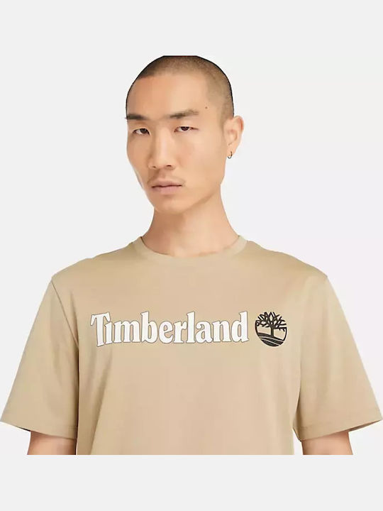 Timberland T-shirt Μπεζ