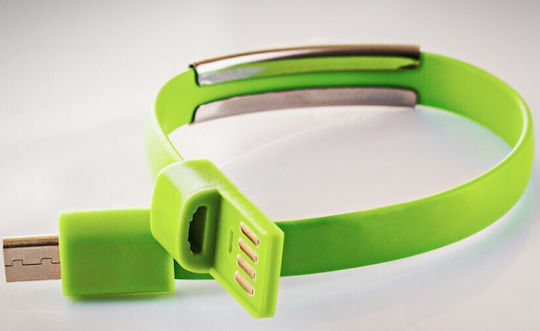Regular USB 2.0 to micro USB Cable Πράσινο (3645)