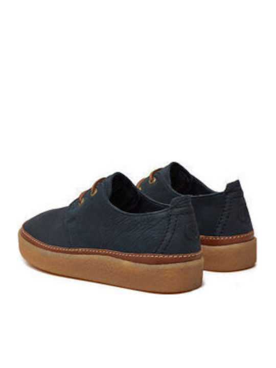 Clarkwood Low Men's Leather Casual Shoes Blue