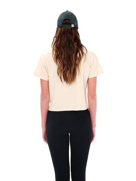 Women's Athletic Crop T-shirt Ecru