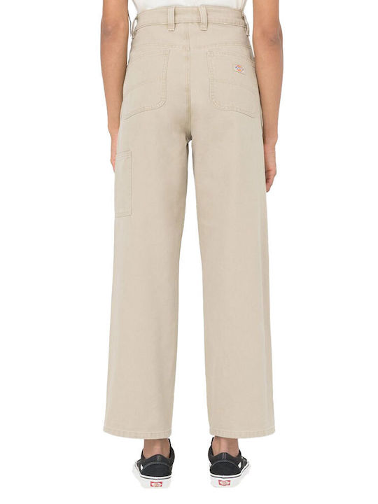 Dickies Damen Stoff Hose Beige