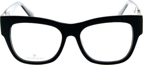 Swarovski Damen Acetat Brillengestell Schwarz SK5228 001