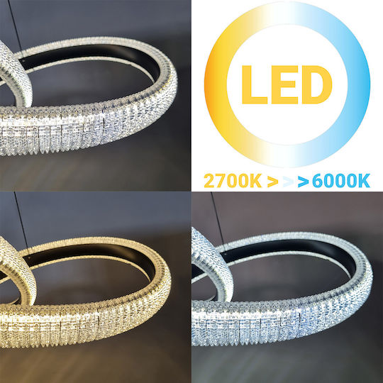 Globobox LED Κρεμαστό Φωτιστικό Μαύρο 38x34x43εκ. Globobox LED Κρεμαστό Φωτιστικό Μαύρο 38x34x43εκ.
