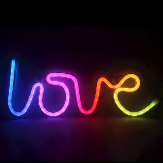 Forever Light Decorative Lamp Love Multicolour
