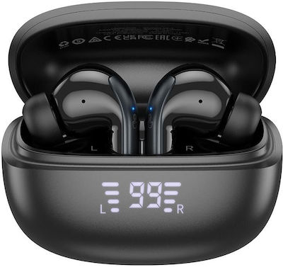 Hoco EQ5 Energy Earbud Bluetooth Handsfree Căști cu Carcasă de Încărcare Negrα