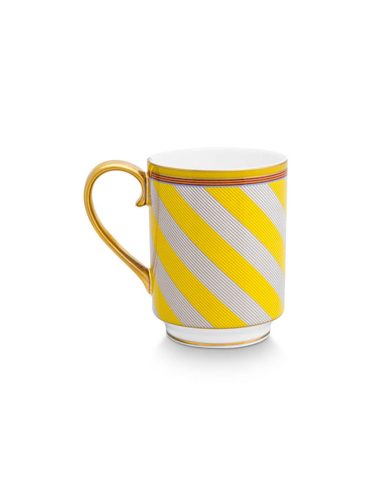 PiP Studio Tasse aus Porzellan Gelb 350ml 1Stück