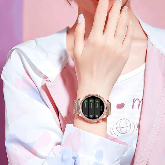 Colmi V65 Smartwatch mit Pulsmesser (Rose Gold)