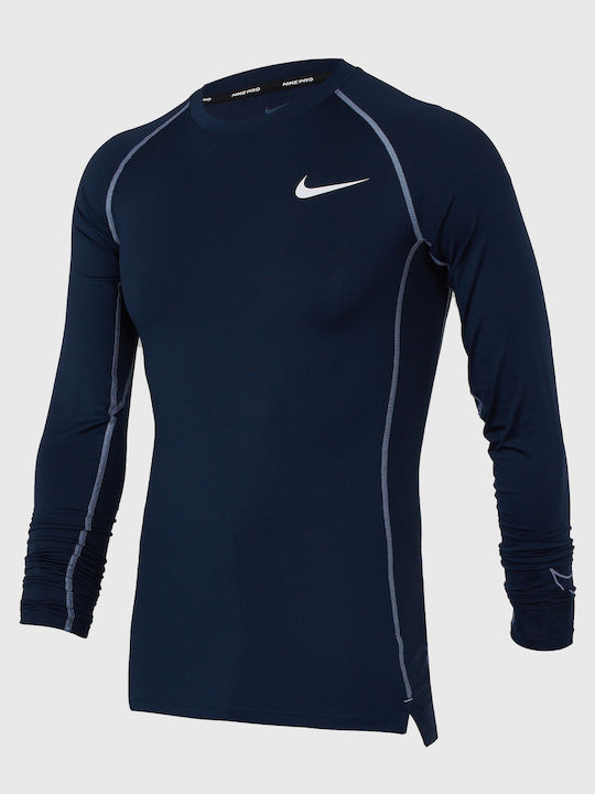 Nike Pro Dri-fit Dri-Fit Αθλητική Μπλούζα Μακρυ...