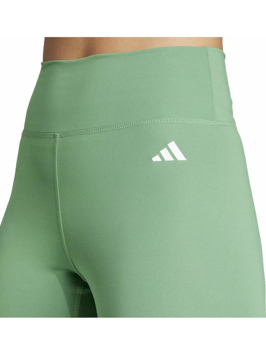 Training Essentials Training Γυναικείο Cropped Κολάν Ψηλόμεσο Πράσινο