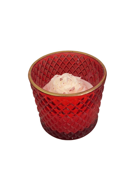 Scented Soy Candle Jar Pink 1pcs