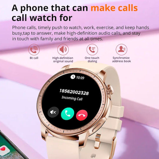 Colmi V65 Smartwatch with Heart Rate Monitor (Black)