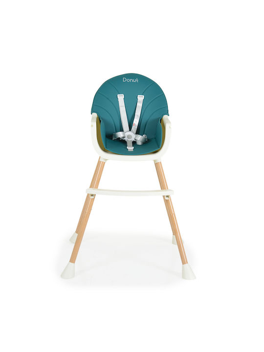 Moni Donut Baby Highchair 2 in 1 With Adjustable Height Petrol