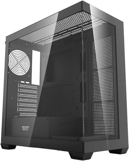 Darkflash DS900 Gaming Midi Tower Κουτί Υπολογιστή με Πλαϊνό Παράθυρο Μαύρο