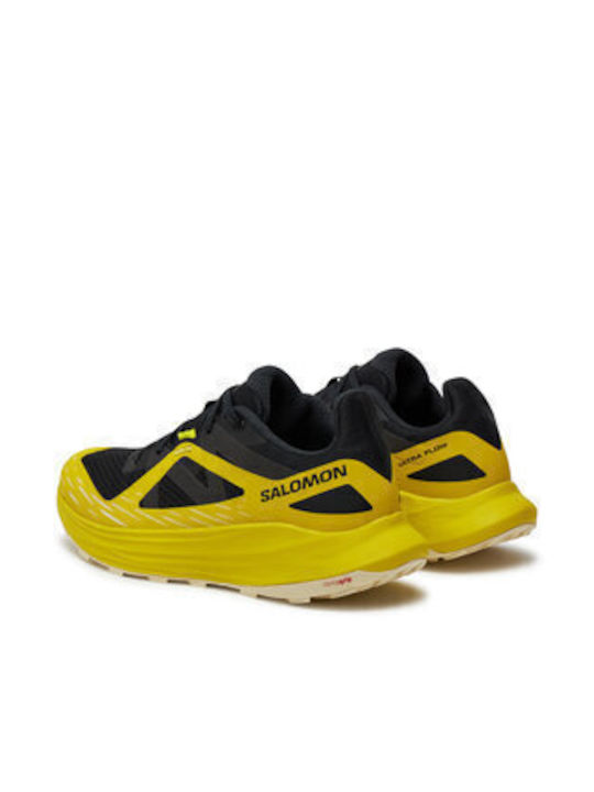 Ultra Flow Ανδρικά Αθλητικά Παπούτσια Trail Running Black / Sulphur Spring / Transparent Yellow