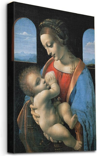 Walls Madonna Litta Αντίγραφο του Da Vinci σε Καμβά 70x100 cm Walls Madonna Litta Αντίγραφο του Da Vinci σε Καμβά 70x100 cm