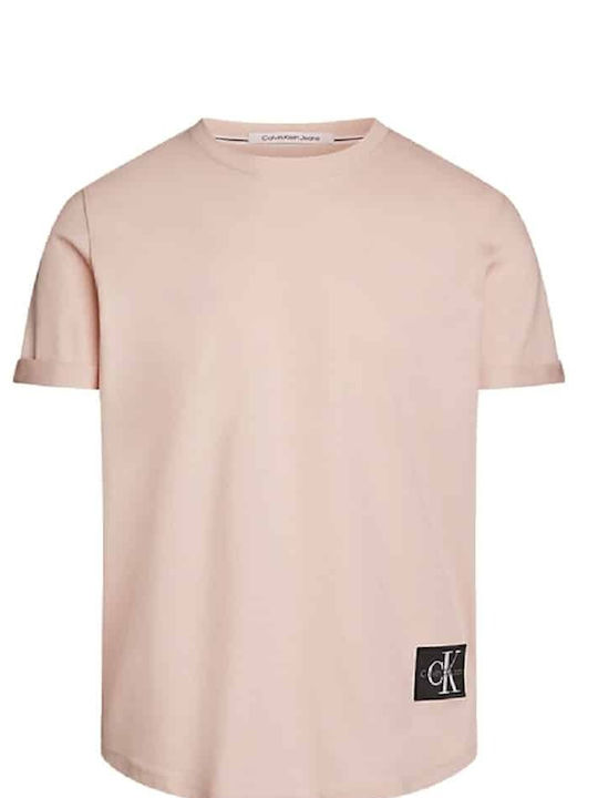 Calvin Klein Men's Short Sleeve Blouse Pink