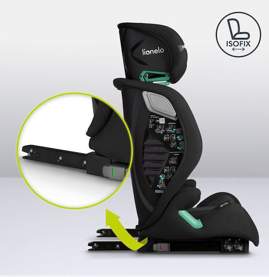 Lionelo Igo Καθισματάκι Αυτοκινήτου High-back Booster i-Size με Isofix Black