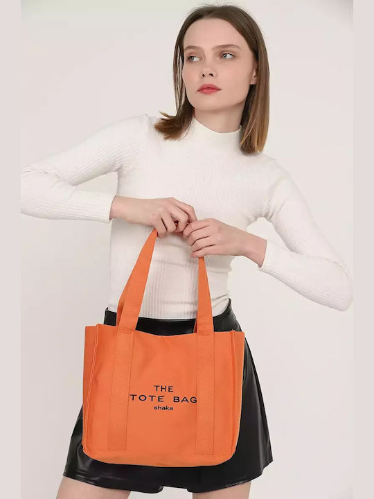 Shaka Women's Bag Tote Hand Orange