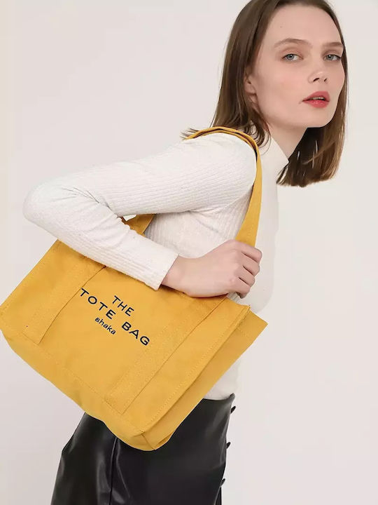 Shaka Damen Tasche Tote Hand Gelb