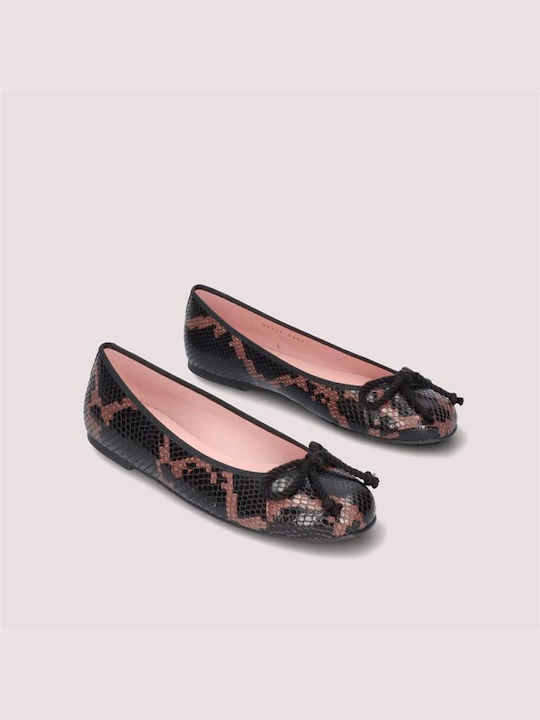 Pretty Ballerinas Leather Ballerinas Black