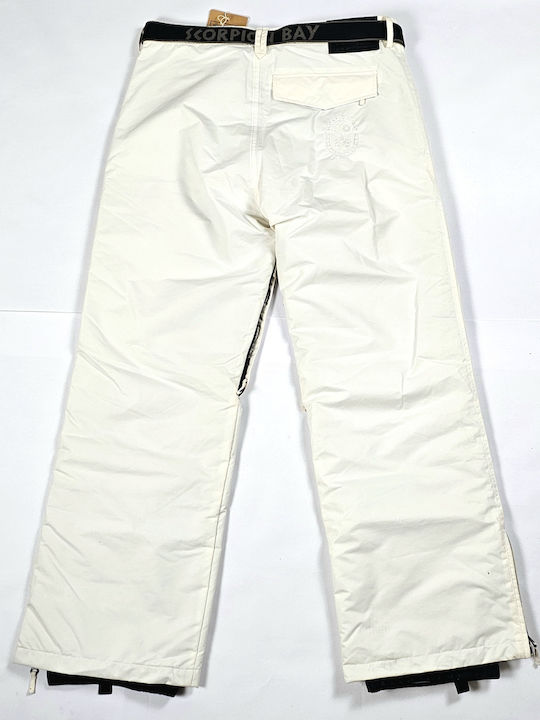 Scorpion Bay Scorpion Bay SMP2000-37 Pantaloni de schi și snowboard pentru bărbați Ski & Snowboard Alb Scorpion Bay Scorpion Bay SMP2000-37 Pantaloni de schi și snowboard pentru bărbați Ski & Snowboard Alb