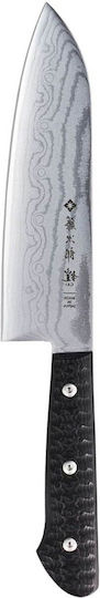 Tojiro Gai Cuțit Santoku din Oțel Damasc 17cm