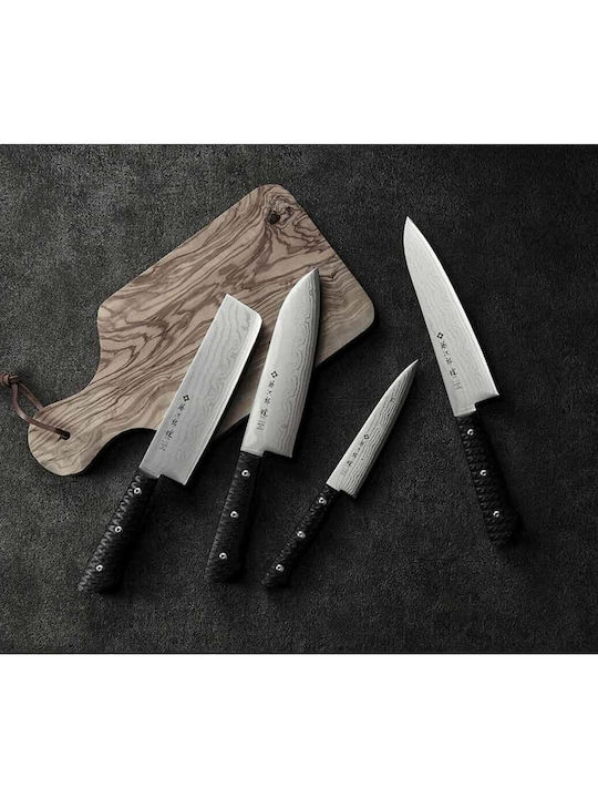 Tojiro Gai Нож Santoku от Дамаска Стомана 17см