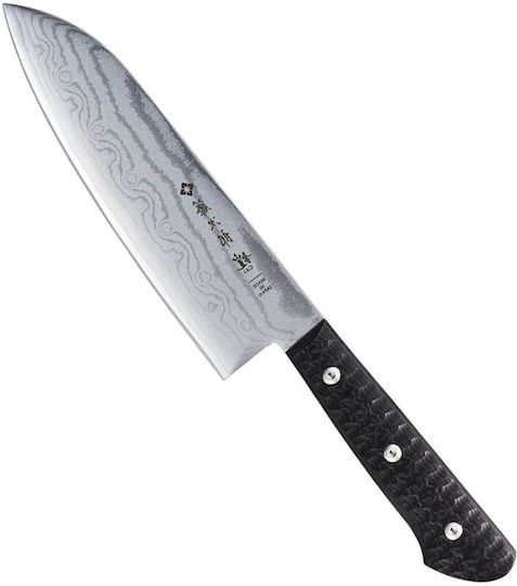 Tojiro Gai Cuțit Santoku din Oțel Damasc 17cm