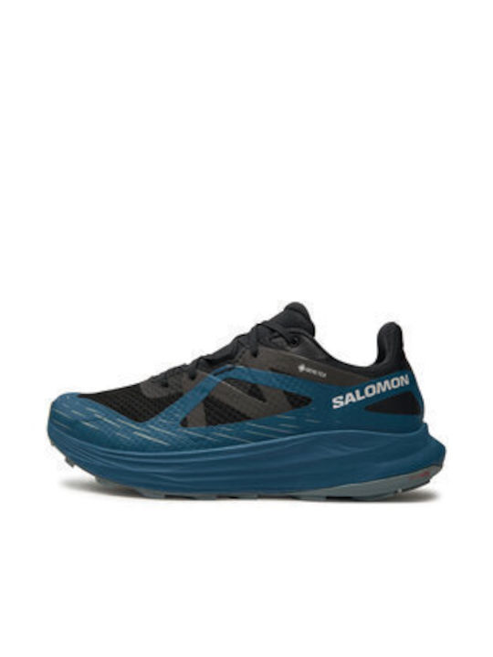 Ultra Flow Sport Shoes Trail Running Waterproof with Gore-Tex Membrane Black / Deep Dive / Trooper