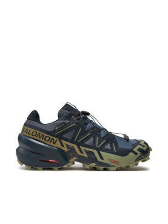 Speedcross 6 Gore-tex Ανδρικά Αθλητικά Παπούτσια Trail Running Αδιάβροχα με Μεμβράνη Gore-Tex Grisaille / Carbon / Tea