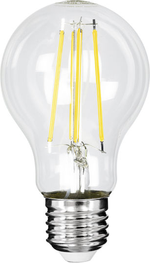 GloboStar Λάμπα LED 4W 110mm για Ντουί E27 και Σχήμα A60 Φυσικό Λευκό 840lm