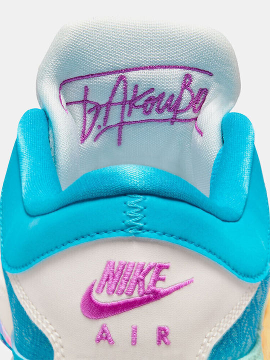 Zoom Freak 5 Low Basketball Shoes Blue Lightning / Emerald Rise / Phantom
