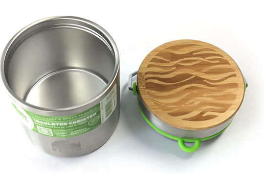 Ecolunchbox Cutie pentru Mâncare Termos Inox Argintiu 355ml 1buc