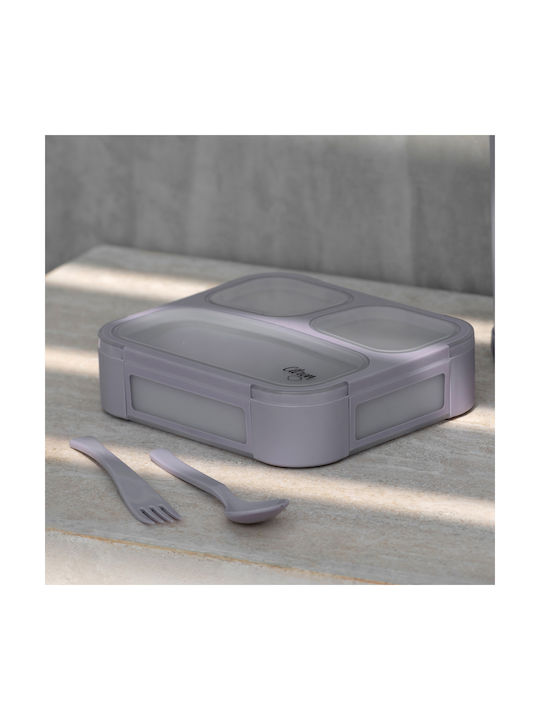 Citron Cutie pentru Mâncare Plastic Violet Potrivit pentru Cuptor cu Microunde 1buc