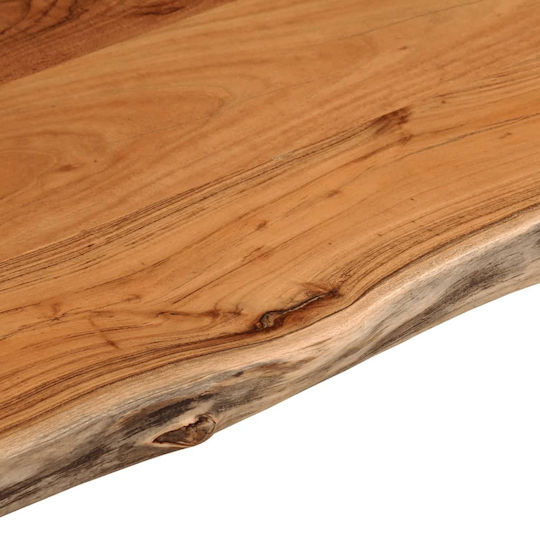 vidaXL Countertop without Sink L90xW60xH2.5cm Acacia wood solid wood