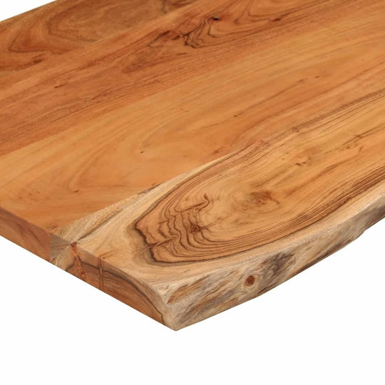 vidaXL Countertop without Sink L90xW60xH2.5cm Acacia wood solid wood