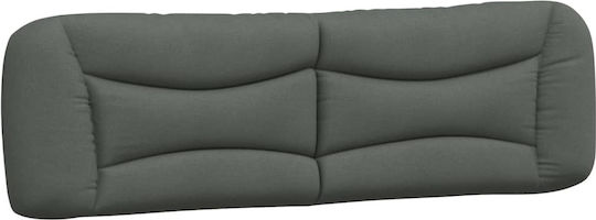 vidaXL Fabric Bed Headboard Cushion Dark Gray 180x48cm