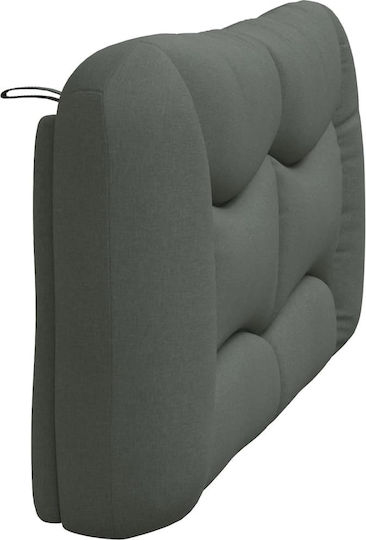 vidaXL Fabric Bed Headboard Cushion Dark Gray 160x48cm