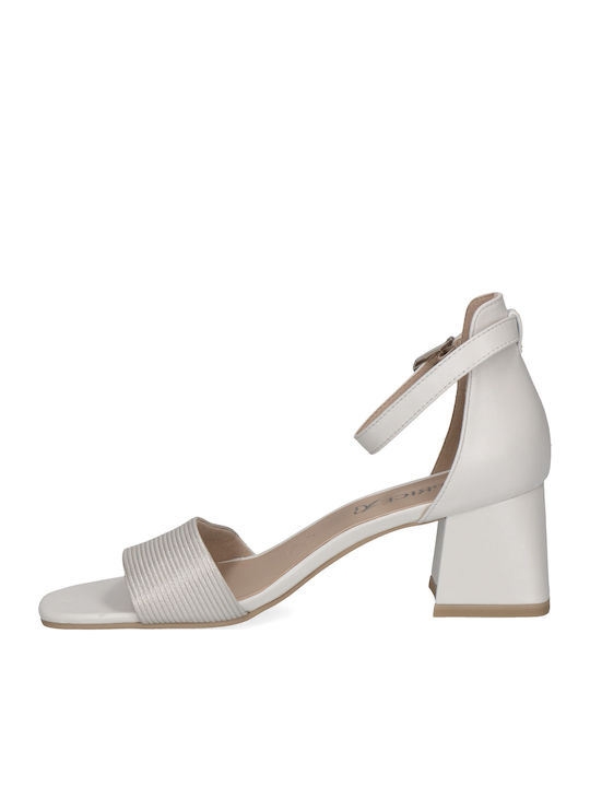 Leder Sandalen Anatomisch Weiß