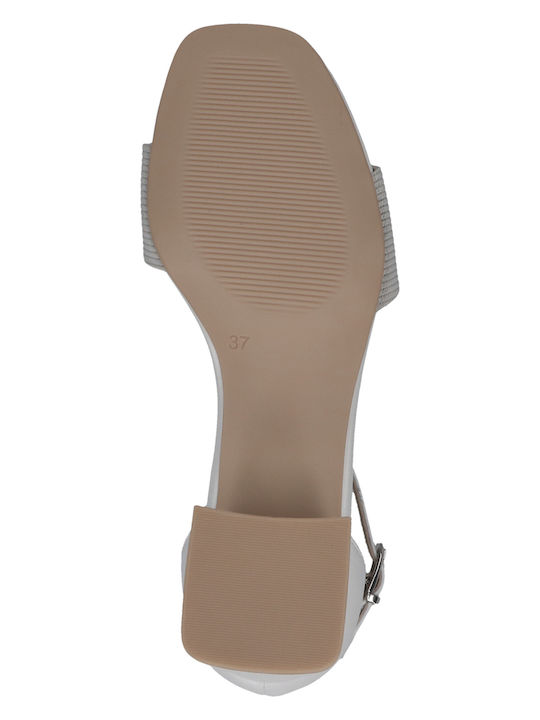 Leder Sandalen Anatomisch Weiß