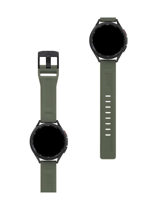 UAG Scout Strap Strap Silicone Green (Galaxy Watch4/5/6/7/FE/4 Classic/6 Classic/5 ProHuawei Watch 4 / Watch 4 Pro)