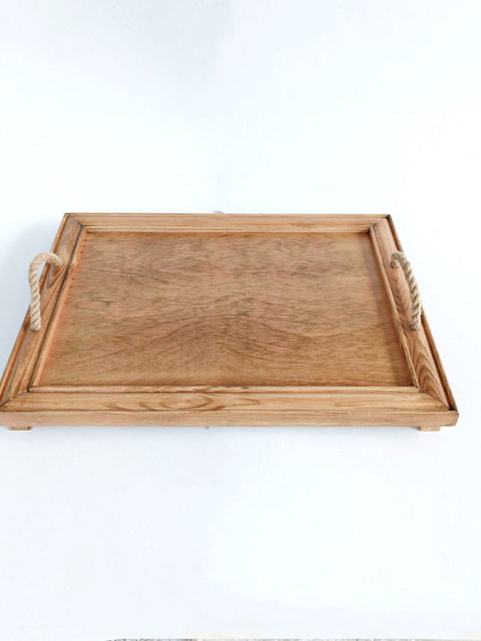 Korres Craft Ξύλινος Δίσκος Σερβιρίσματος 34x43x4cm