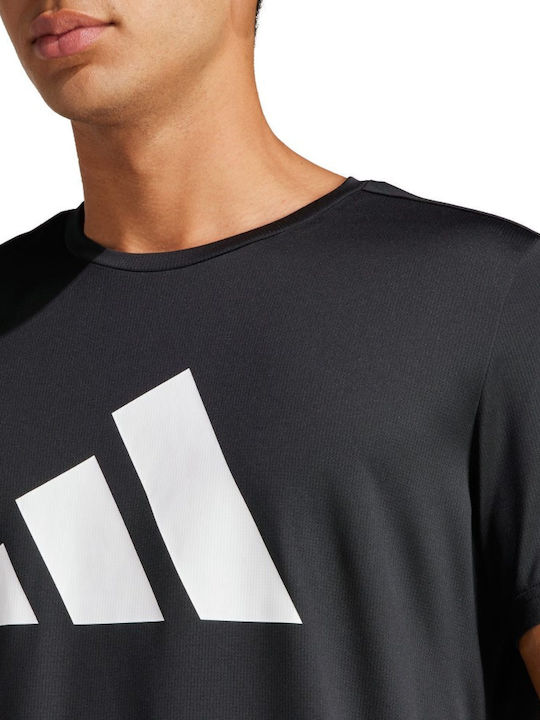 Run It Aeroready Tricou sport Negru