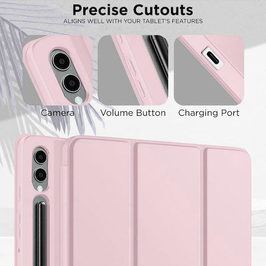 Revomag Flip Cover Roz Huse Pentru Tablete Samsung Galaxy Tab S9 (FE) Plus 12,4 Inch (2023)