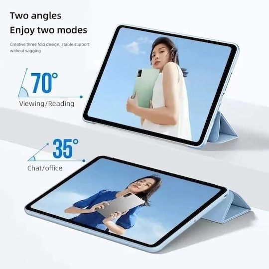 Revomag Флип Капак Син Samsung Galaxy Tab S9 (FE) Plus 12,4 Инча (2023)
